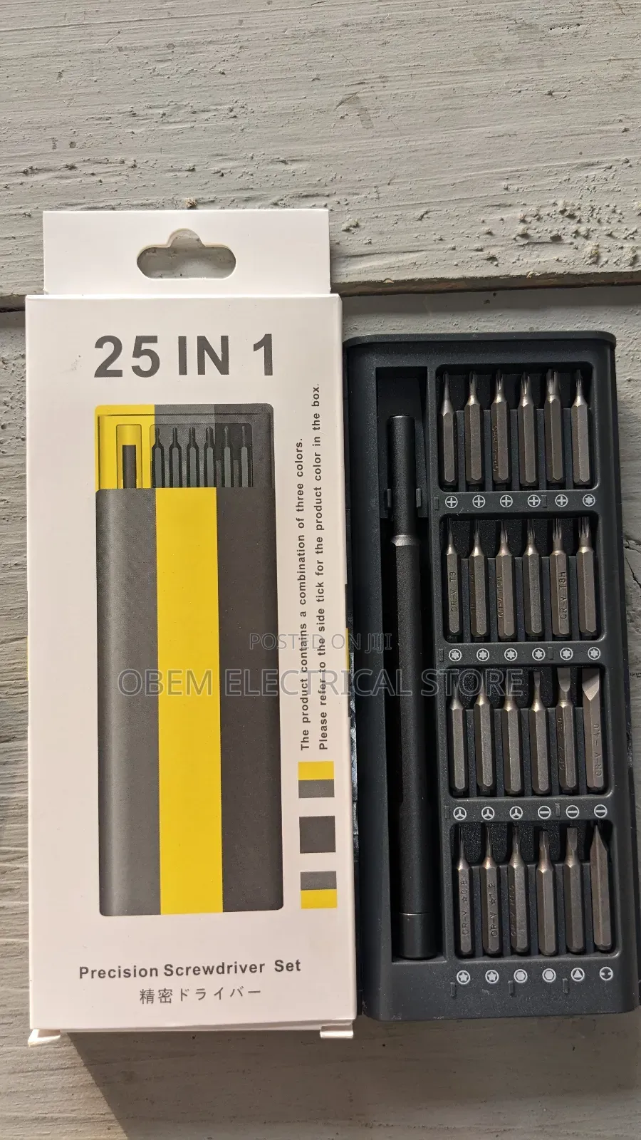 25 in 1 Precision Screw Driver Set