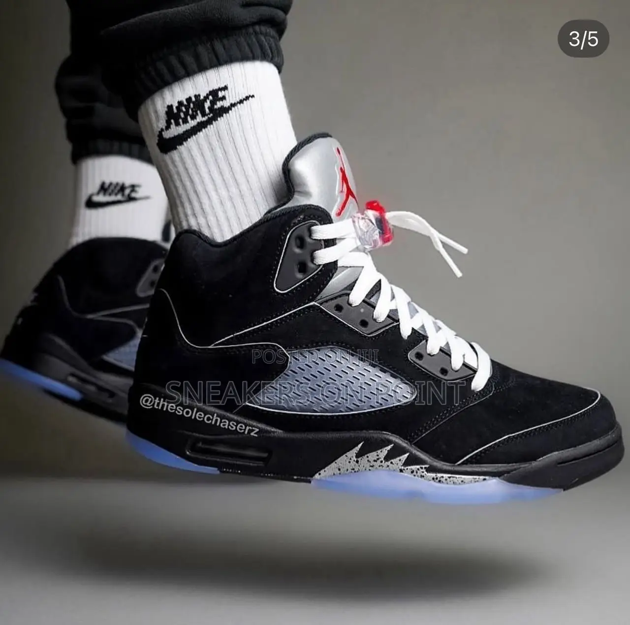 Nike Air Jordan 5 Retro Og “Black Metallic Reimagined “ Shoes