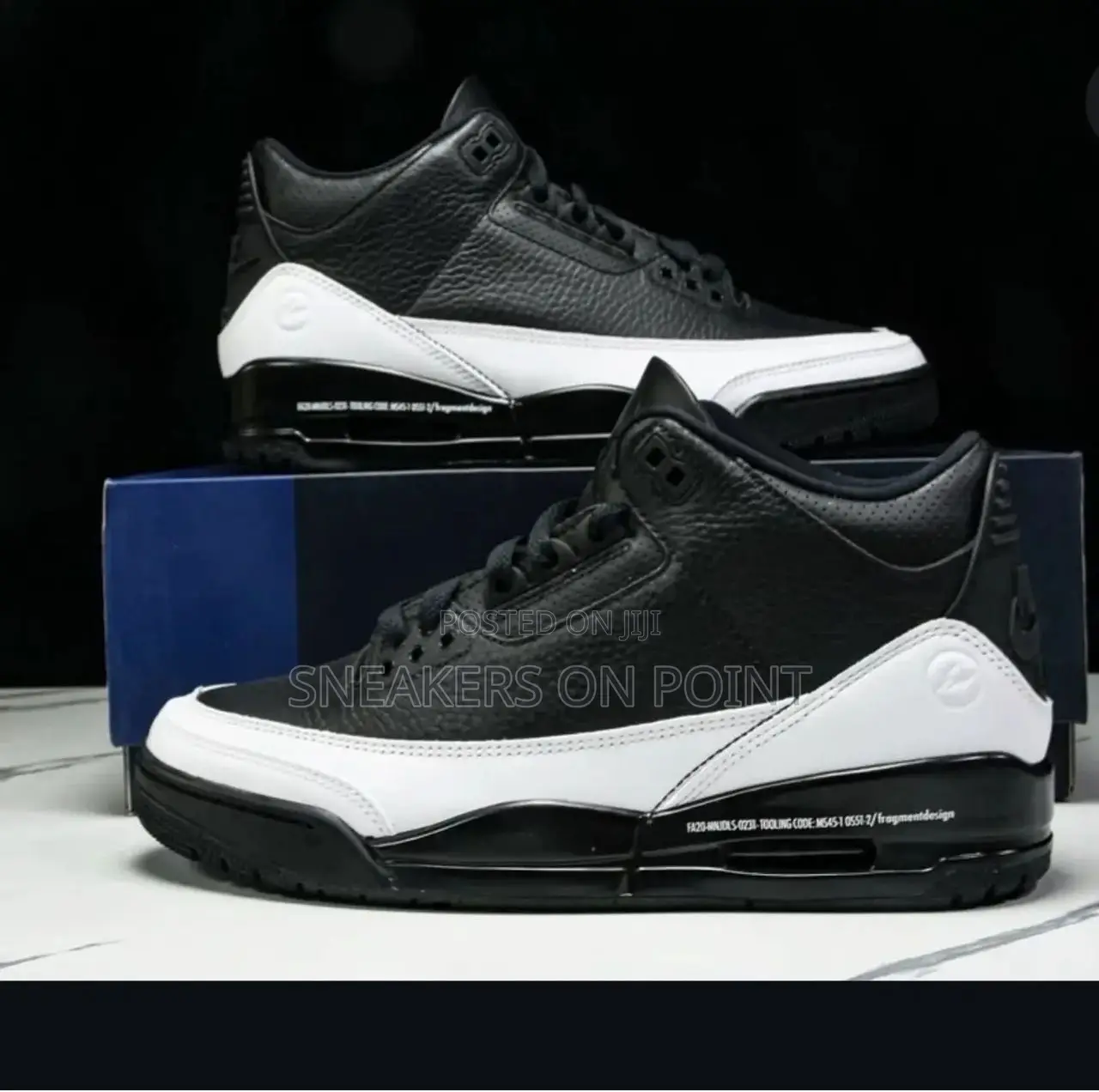 Air Jordan 3 Retro Sp Sneakers in Black and White