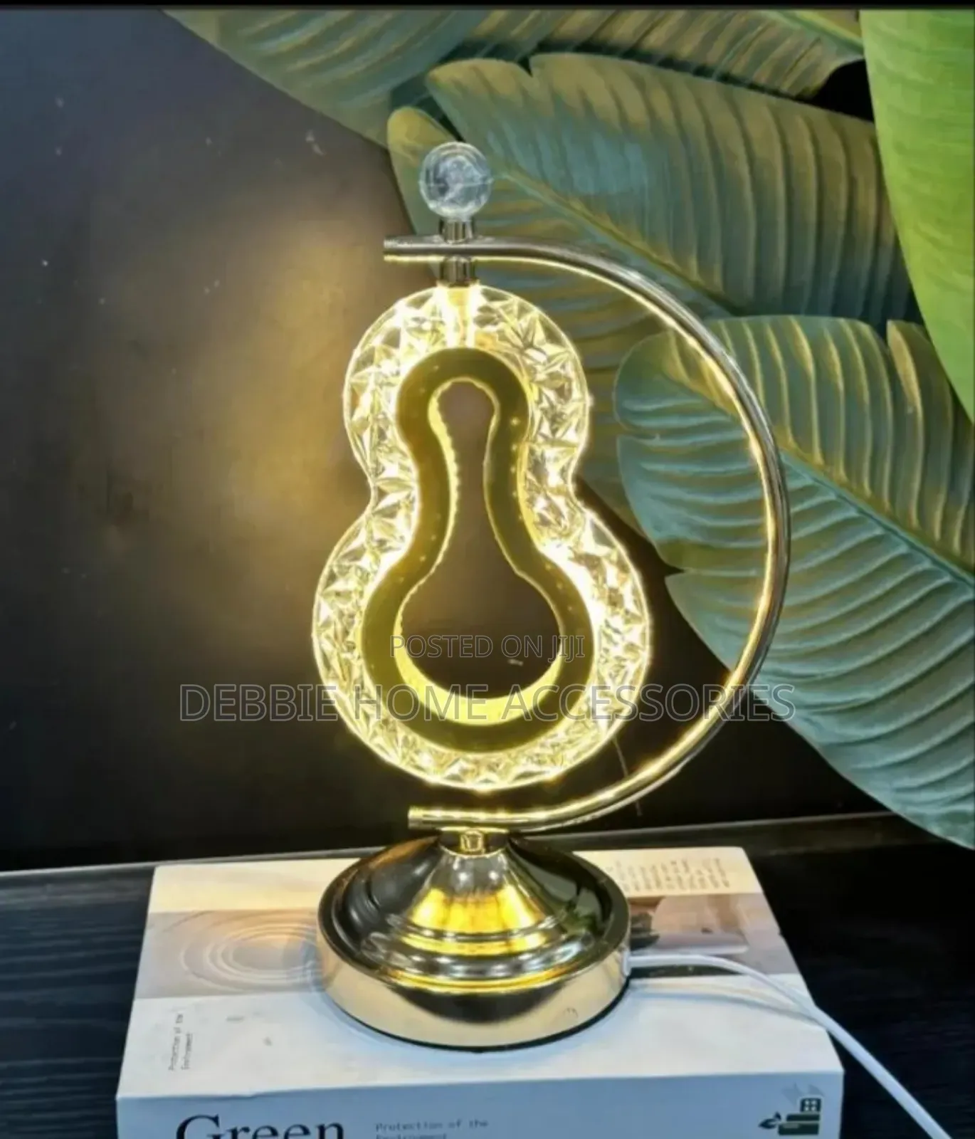 Led Crystal Table Lamp Decorative Crystal Light.