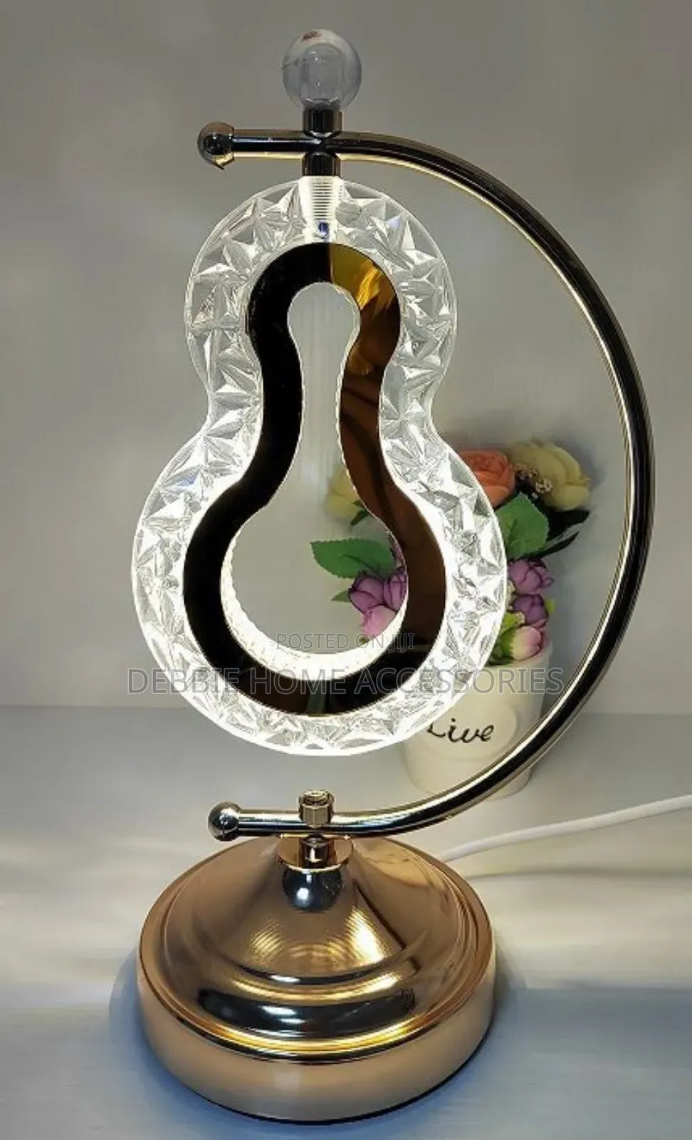 Led Crystal Table Lamp Decorative Crystal Light.