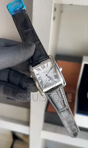 Black White Cartier Watch