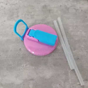 New Reusable Portable Soda Can Lid With Silicone Straw