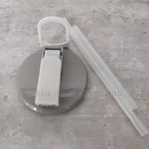 New Reusable Portable Soda Can Lid With Silicone Straw