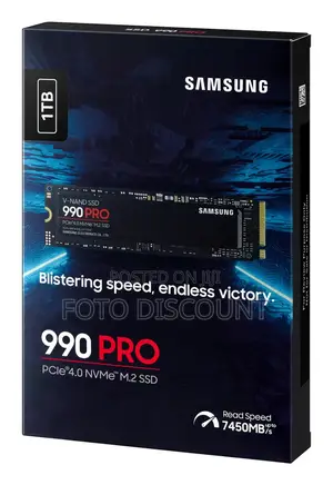 Samsung 990 Pro 1 Tb, Pcie 4.0, M.2 - SSD