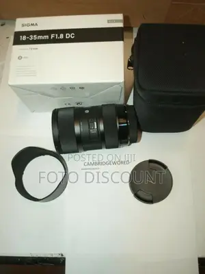 Sigma 18-35mm F1.8 Dc HSM Art Lens for Canon Black