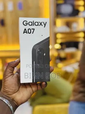 New Samsung Galaxy A07 4G 128 GB Black