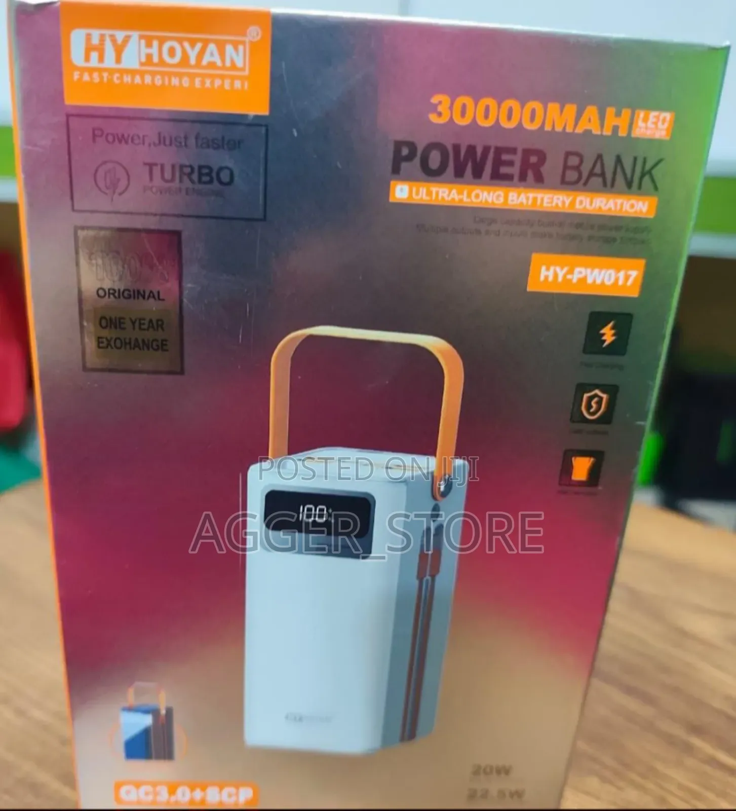 Hoyan Hy-Pw017 Original Powerbank 30000mah