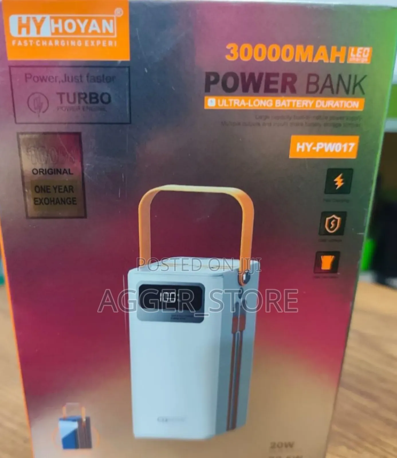 Hoyan Hy-Pw017 Original Powerbank 30000mah