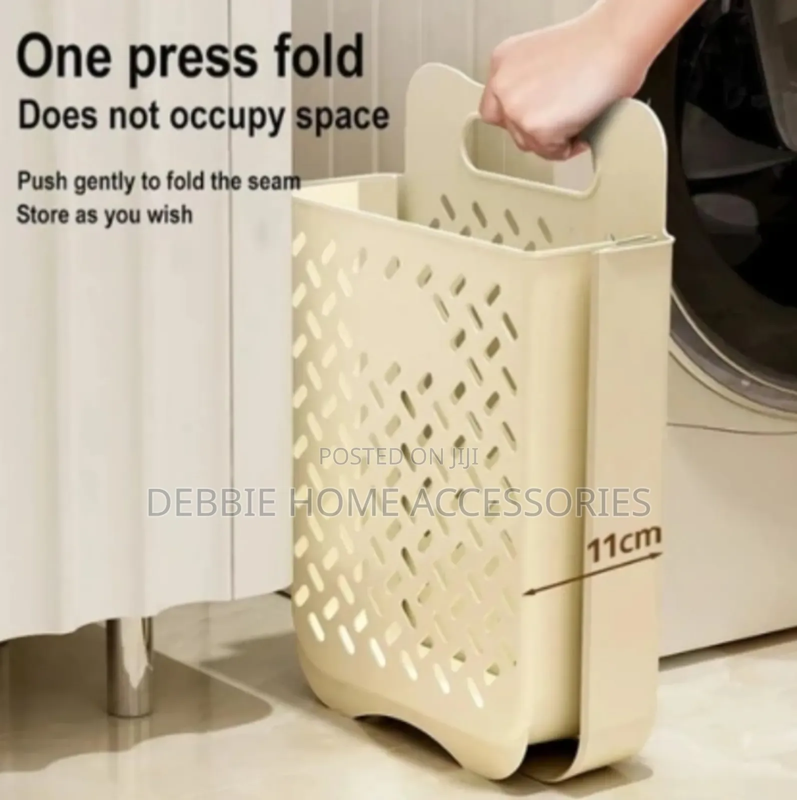 2 in 1 Storage Basket Laundry Hamper Collapsible Laundry Baskets