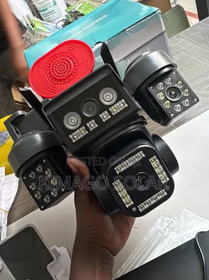 Solar Security Camera 20mpx 4 Lenses, Simcard Best in Tanzanian