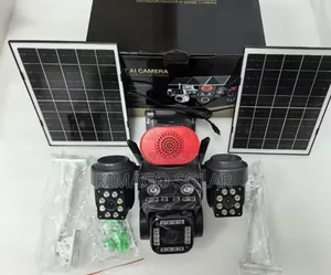 Solar Security Camera Full Set 249,999 Lenses 4 Simcard