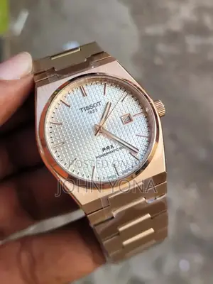Tissot PRX Powermatic 80 Watch With a Waffle Dial