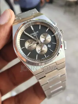 Tissot PRX Chronograph Watch Silver