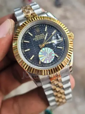 Rolex Oyster Perpetual Datejust With a Two-Tone Bracelet