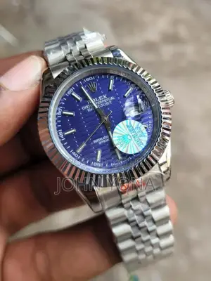 Rolex Oyster Perpetual Datejust With a Blue Dial