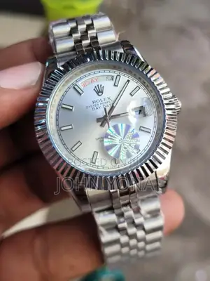 Rolex Day-Date Watch Silver