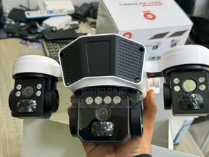 Okam Outdoor Solar CCTV With 3 Lenses