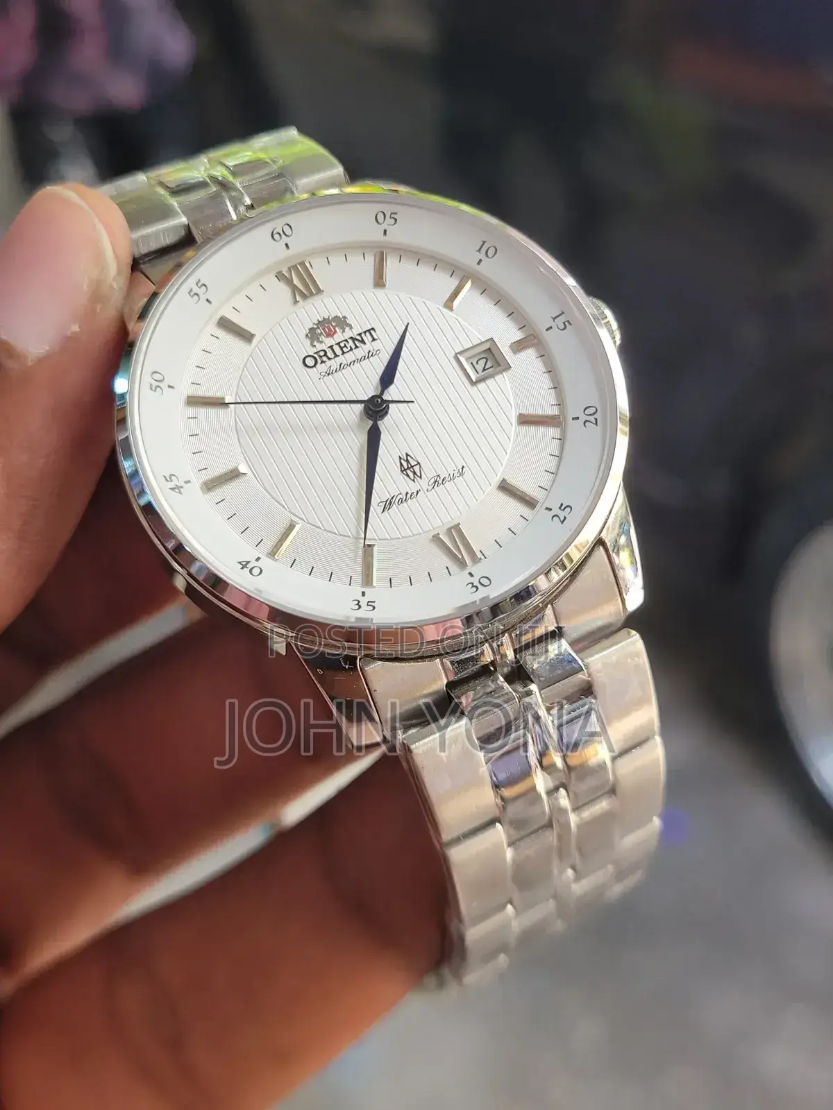 Orient Star Classic Automatic Watch Model Saf02003w0 With a White Dial