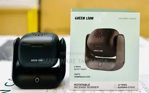 Green Lion Rotatable Incense Burner With Auto Timer, 700°C Temperature