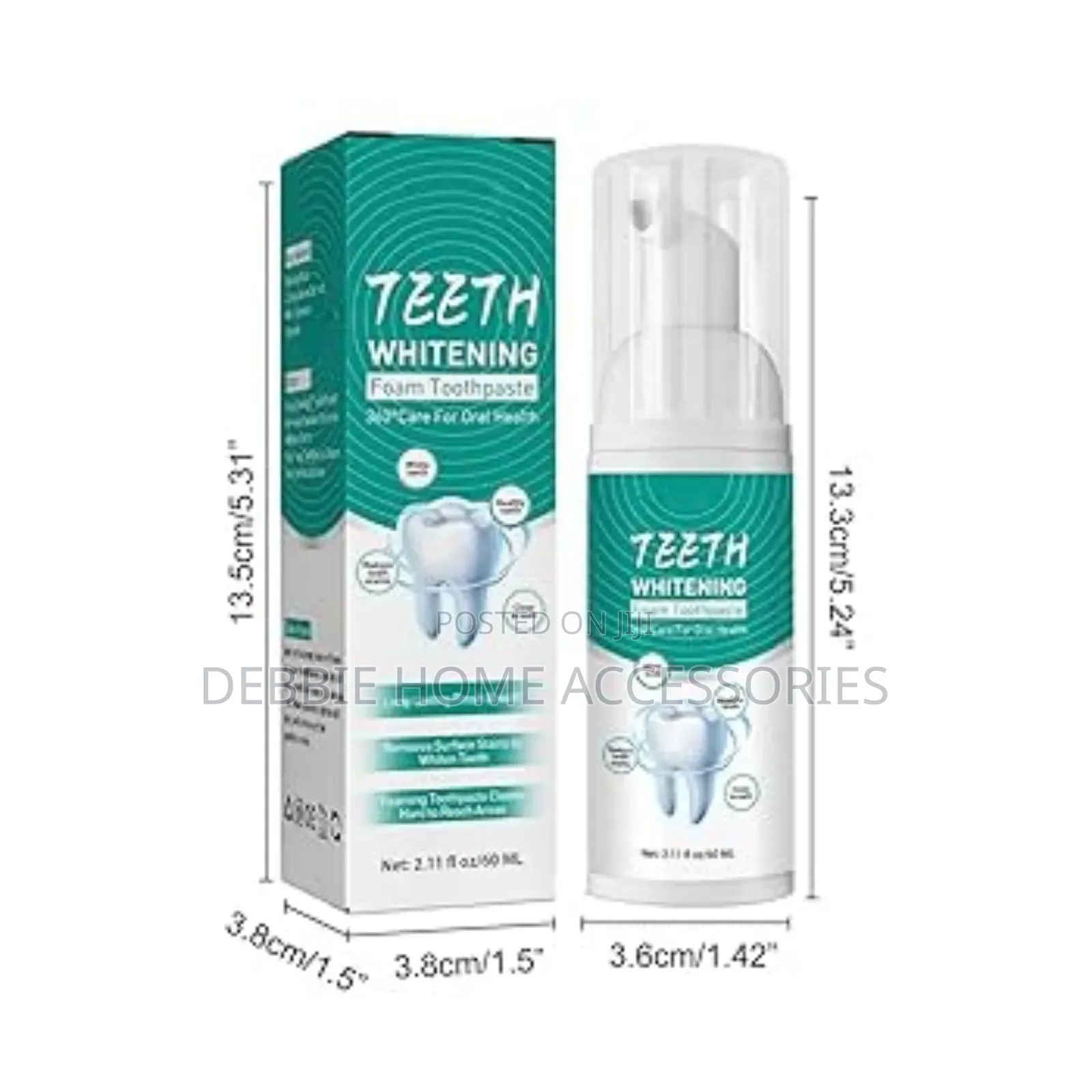 Teeth Whitening Foam Toothpaste.