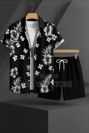 High-Quality Breathable Quick Dry Neck Shirt Short Pant Suits.