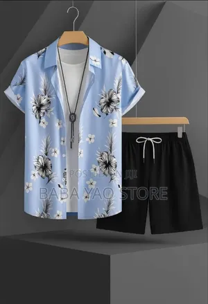 High-Quality Breathable Quick Dry Neck Shirt Short Pant Suits.