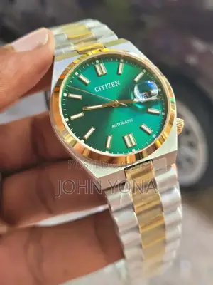 Citizen Tsuyosa Automatic Watch With a Green Dial