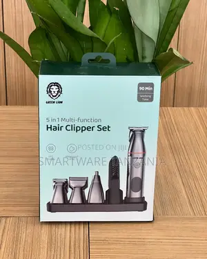 Green Lion 5 in 1 Hair Clipper Set Waterproof Led Display 90 Min Ipx6