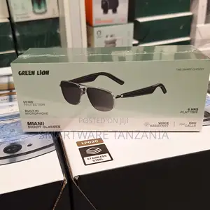 Green Lion Miami Smart Glasses Uv400 Voice Assistant Calls 6 HRS Audio