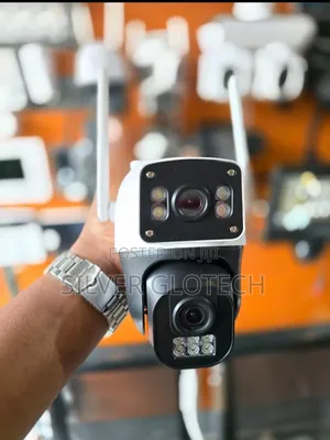 CCTV Camera Macho Mawili Inatumia Laini Ya Simu Inarotate Ina Sensor