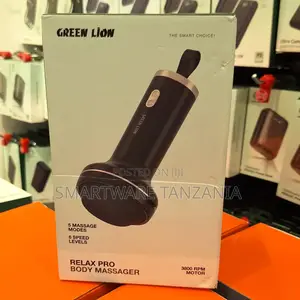 Green Lion Relax Pro Body Massager Gun 6 Speeds, 5 Modes, Deep Relief