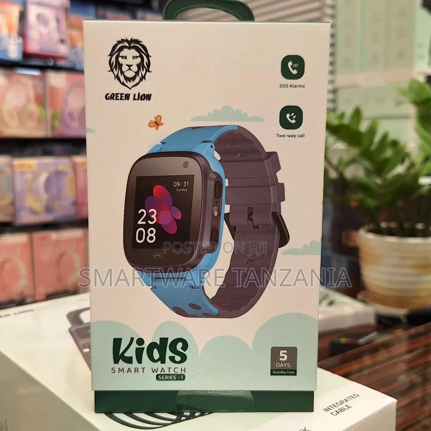 Green Lion Kid's Smart Watch Gps, Sos Alarm, Voice Chat Contact Call