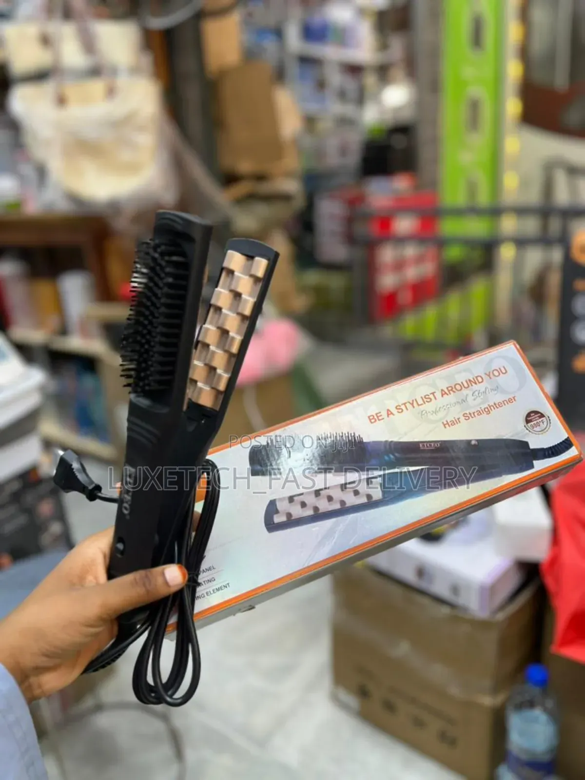 Hair Straightener Brush