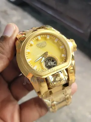 Invicta Reserve Tourbillon Hand Wind Men's Watch 28393 With Gold-Tone