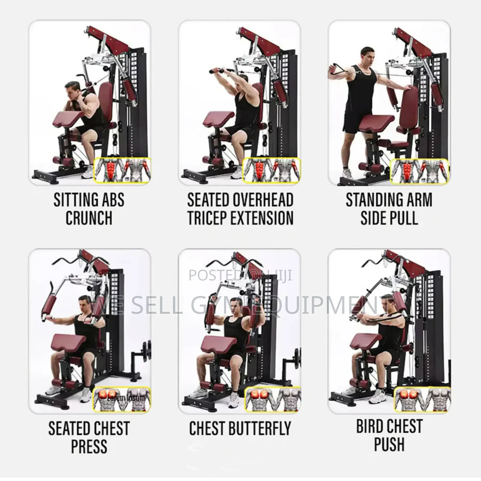 Multigym Single Station Gym Machine