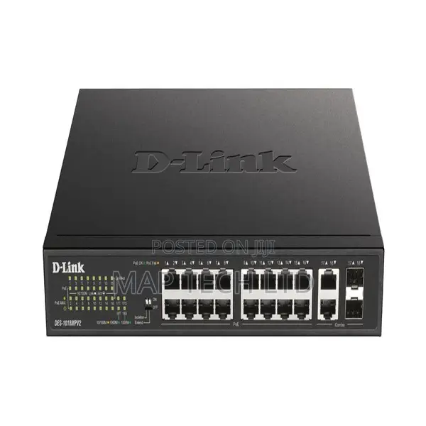 D-Link 16-Port Gigabit Poe Switch