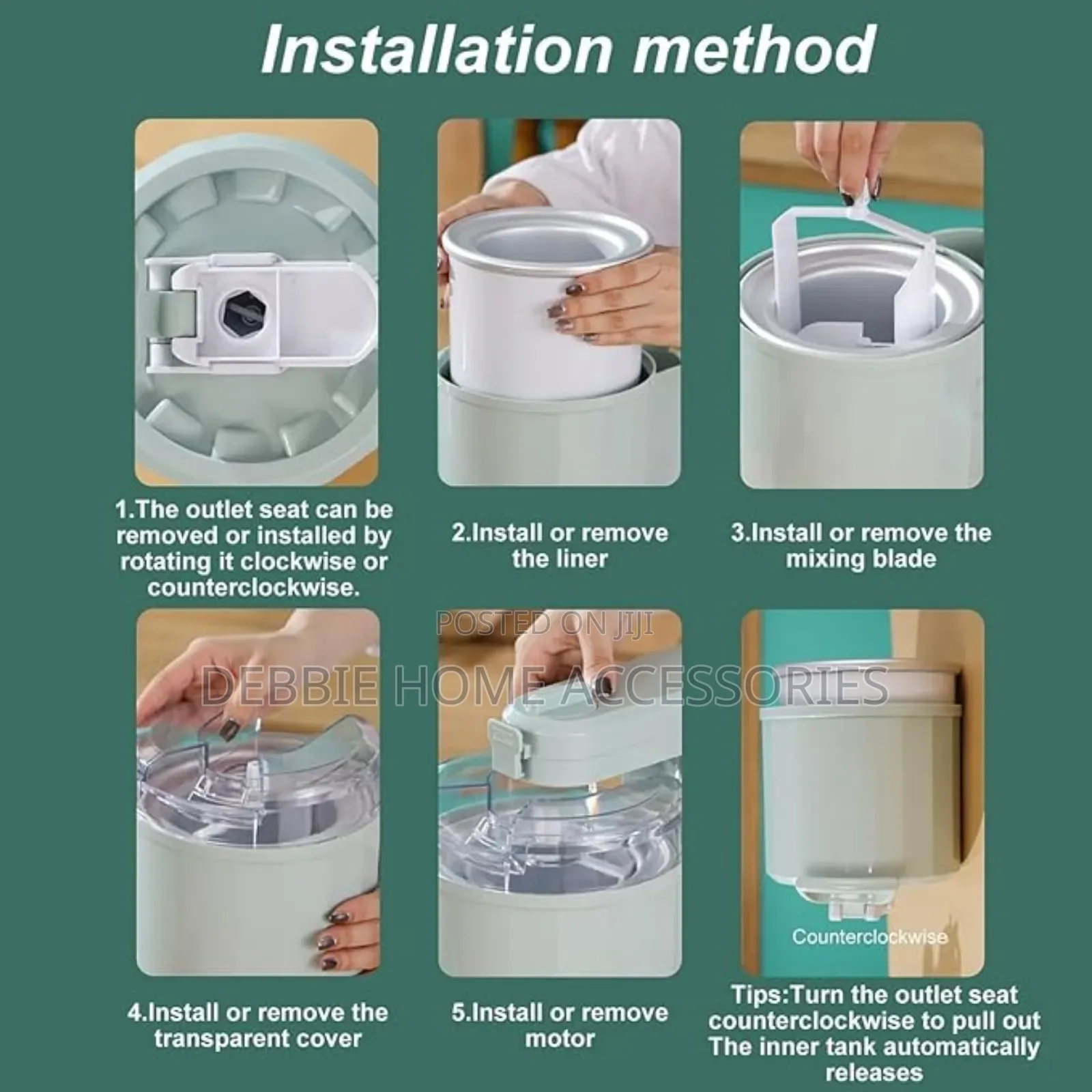 Automatic Ice Cream Maker. -1000mls