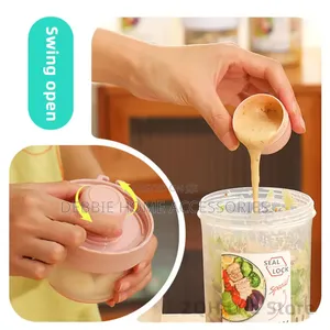 Portable Breakfast Cups School Lunch Box
