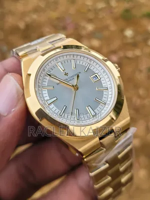 Vacheron Constantin Overseas White Dial Gold Case Watch