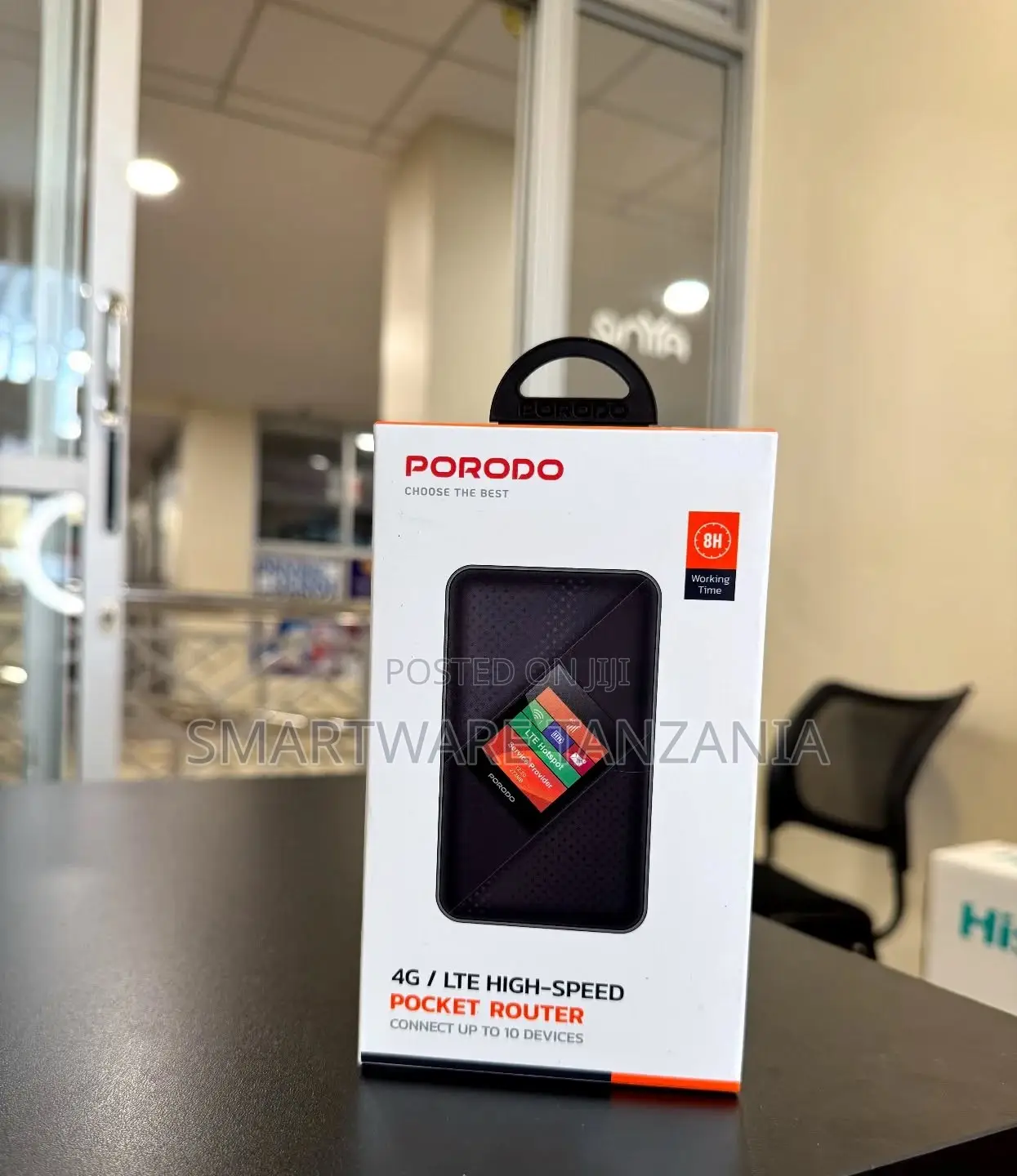 Porodo 4g Lte Pocket Router 8h Battery Connects 10 Devices Wifi