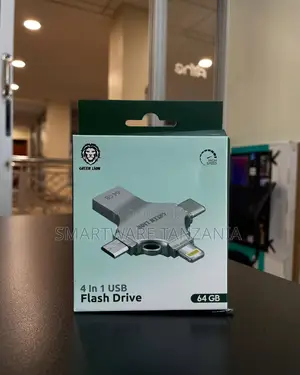 Green Lion 4-in-1 Usb Flash Drive 64gb Lightning Type-C Micro Usb