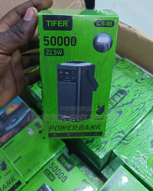 Tifer Power Bank 50,000mah and 22.5w Fast Charging