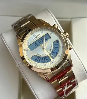 Al-Harameen Automatic Dual Time Azan Time Watch