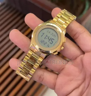 Al-Harameen Automatic Dual Time Azan Time Watch