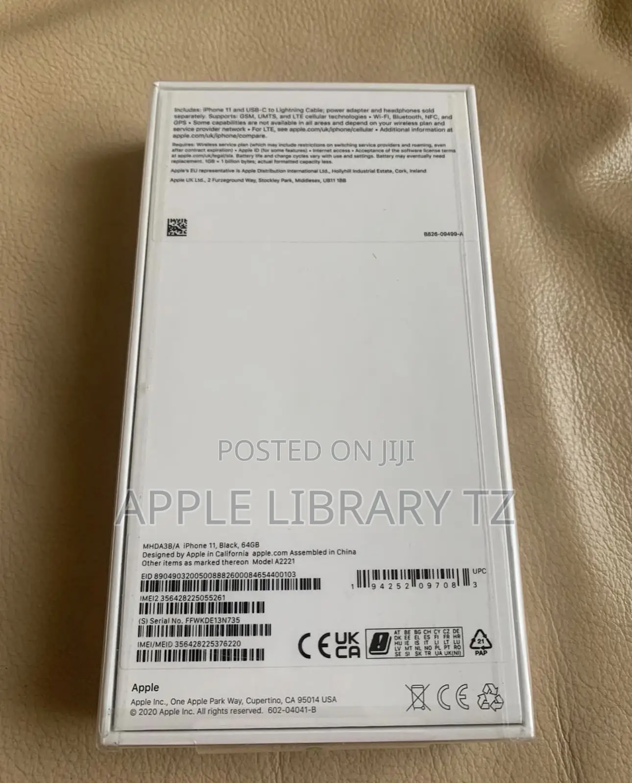 New Apple iPhone 11 64 GB Black