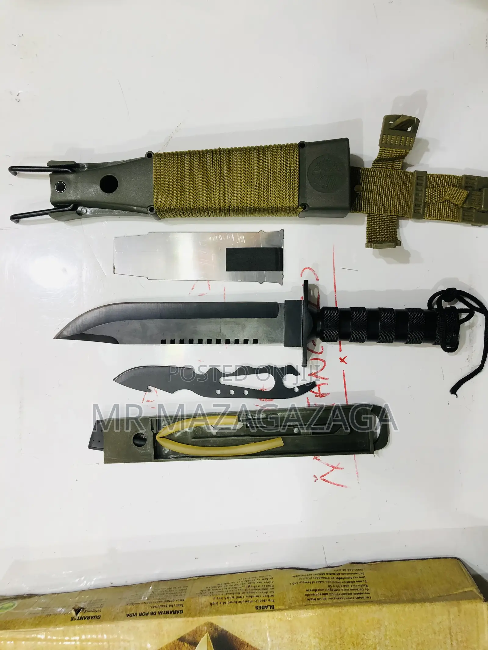 Survival Tactical Knife Set