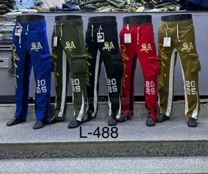 Men's Dual-Purpose Multi-Pockets Wide Leg Pants for All Seasons