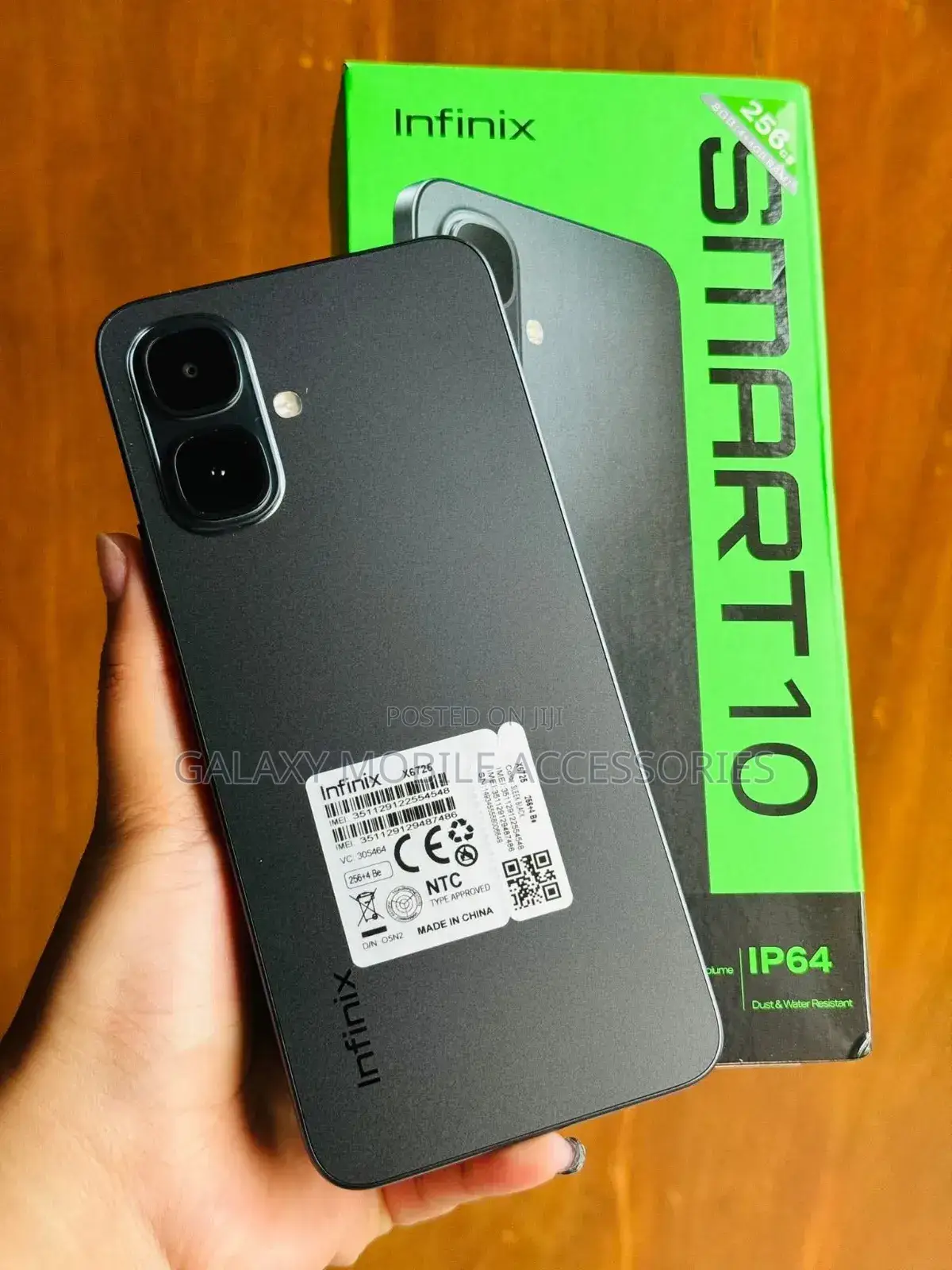 New Infinix Smart 10 128 GB Black