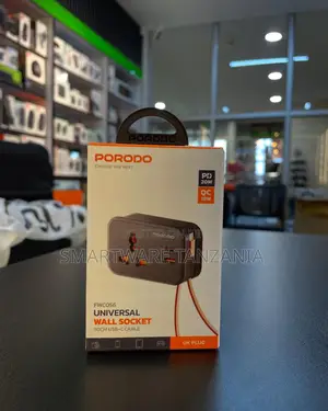 Porodo Fwc056 Universal Wall Socket Pd 20w Qc 18w 30cm Usb-c Uk